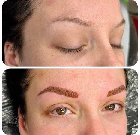 Microblading procedure